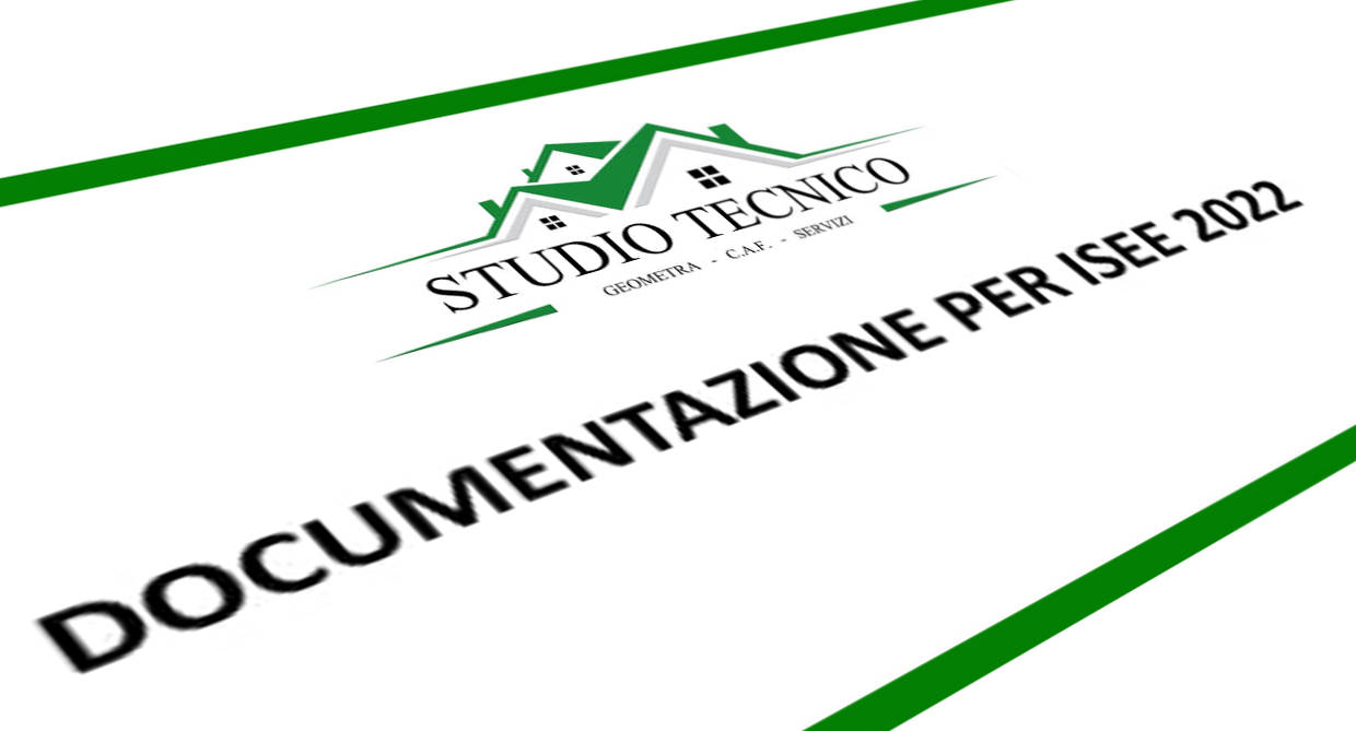 Documentazione per ISEE 2022